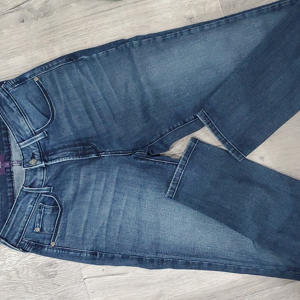 NYDJ Super Skinny Mid-Rise Jeans sz 2